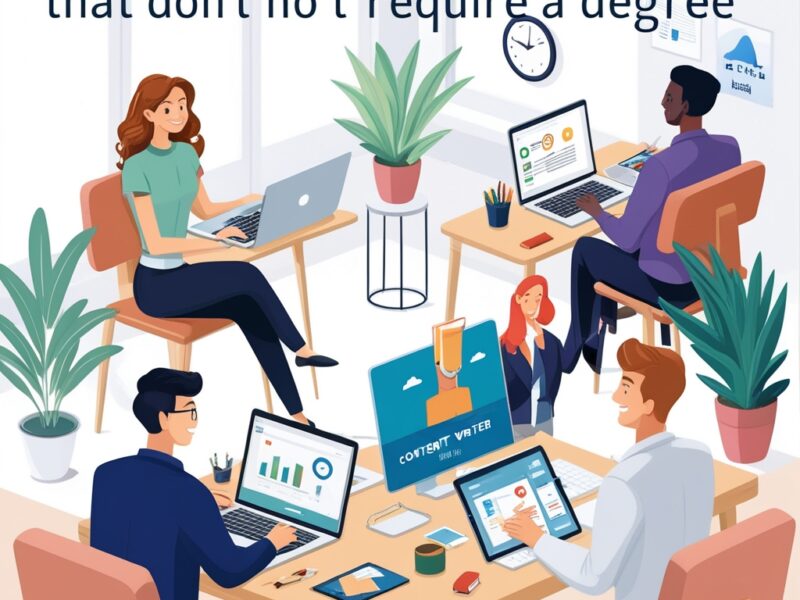 Best online careers without degree